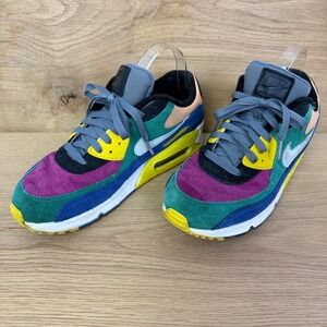 Nike Air Max 90 Running Shoes Sneakers Multi Color Mens Size 9 CD0917-300